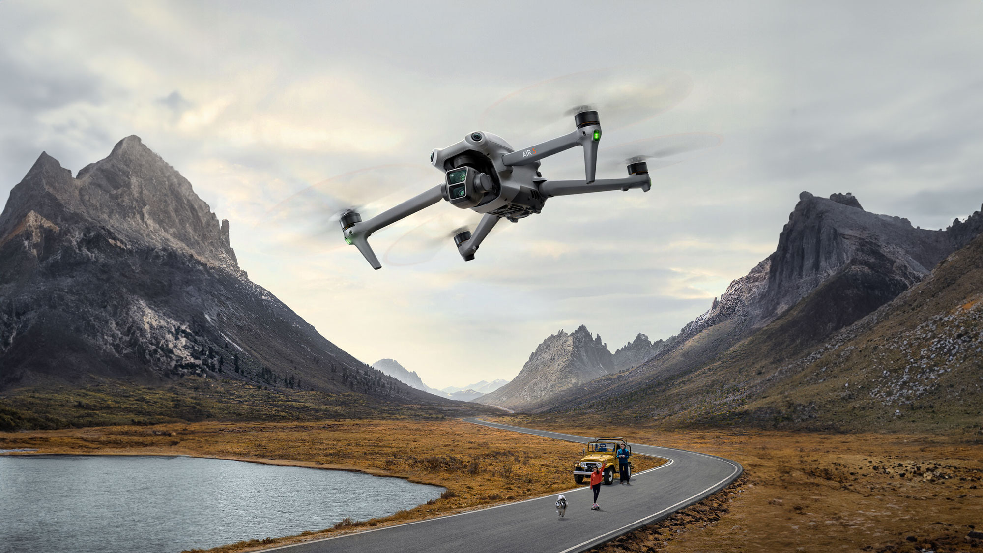 DJI Air 3 Drone Fly More Combo with RC 2 DJI Air 3 Drone Fly More Combo with RC 2