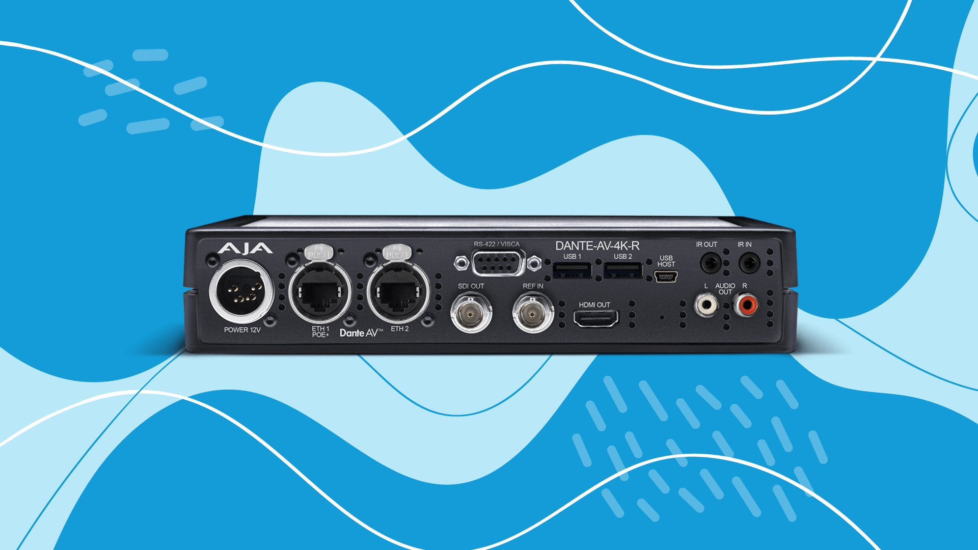AJA Dante AV 12G-SDI/HDMI 4K Receiver AJA Dante AV 12G-SDI/HDMI 4K Receiver