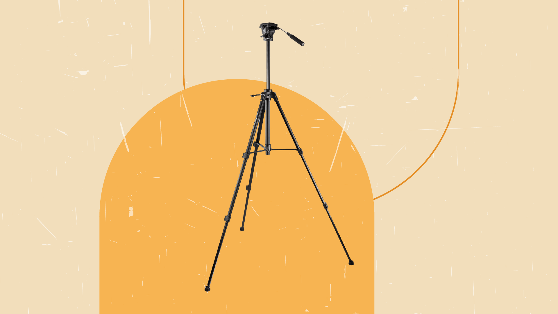 Magnus VT-300 Video Tripod with Fluid Head Magnus VT-300 Video Tripod with Fluid Head