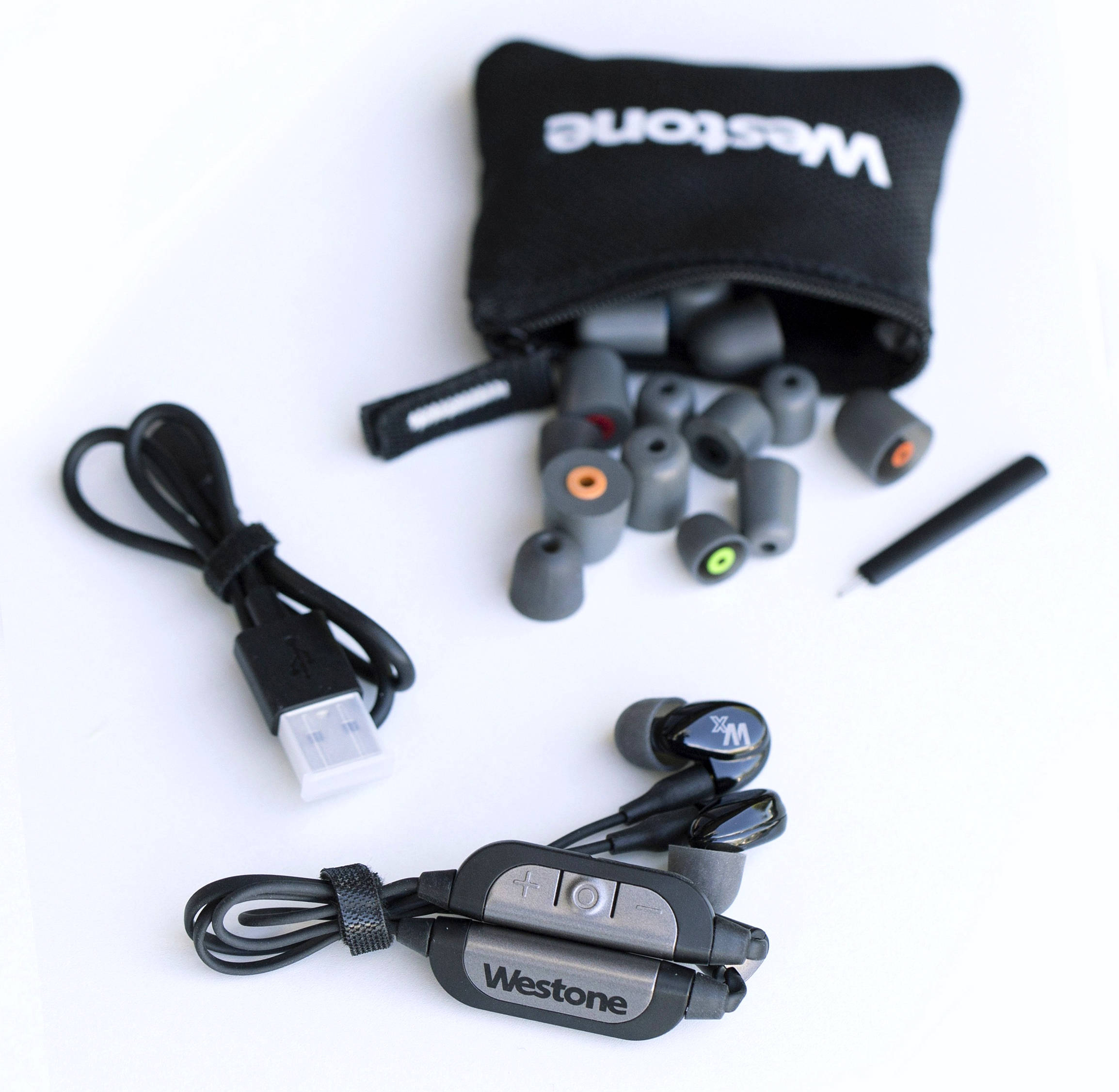 Westone Wx Single Driver True-Fit Earphones with Removable Wireless Bluetooth Cable