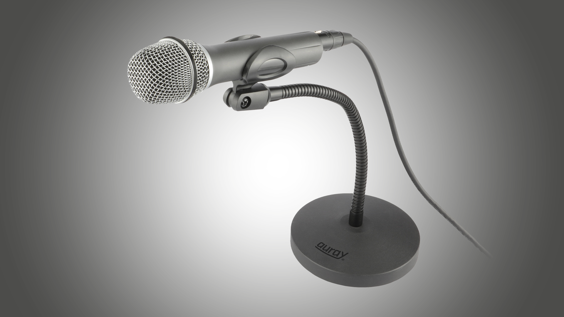 Auray MSGN-12 Desktop Gooseneck Mic Stand with Weighted Base Auray MSGN-12 Desktop Gooseneck Mic Stand with Weighted Base