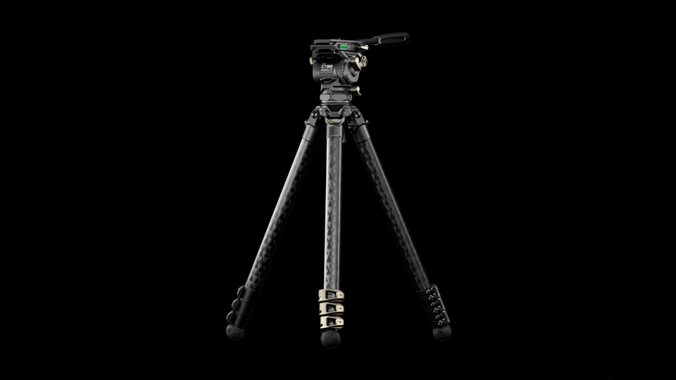 Tilta 75mm Cine Fluid Head with 3-Stage Carbon Fiber Tripod System Tilta 75mm Cine Fluid Head with 3-Stage Carbon Fiber Tripod System