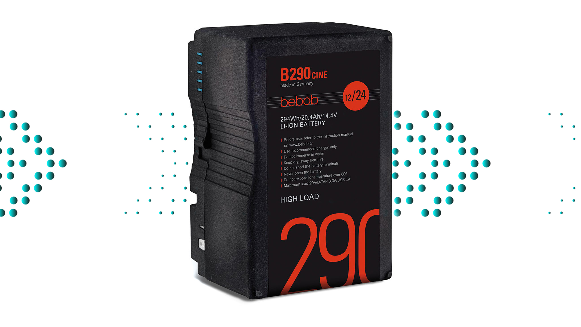 Dual voltage B-Mount battery