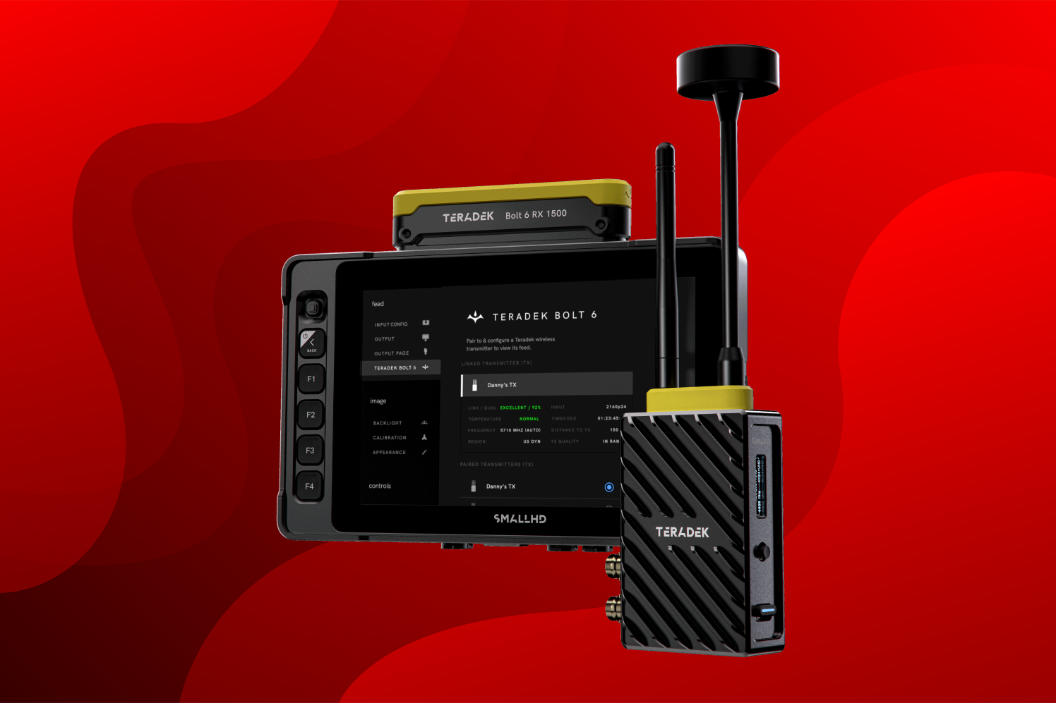 SmallHD ULTRA 7 and Teradek