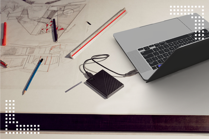 WD My Passport USB 3.2 Gen 1 External Hard Drive