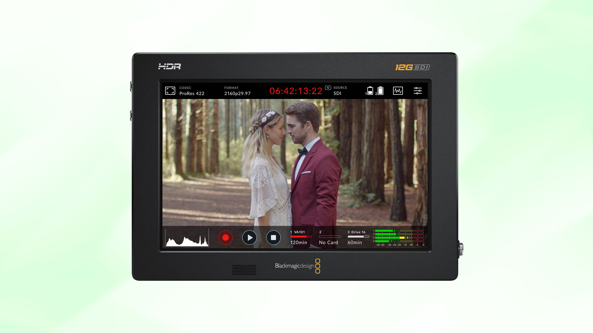 Blackmagic Design Video Assist 7" 12G-SDI/HDMI HDR Recording Monitor