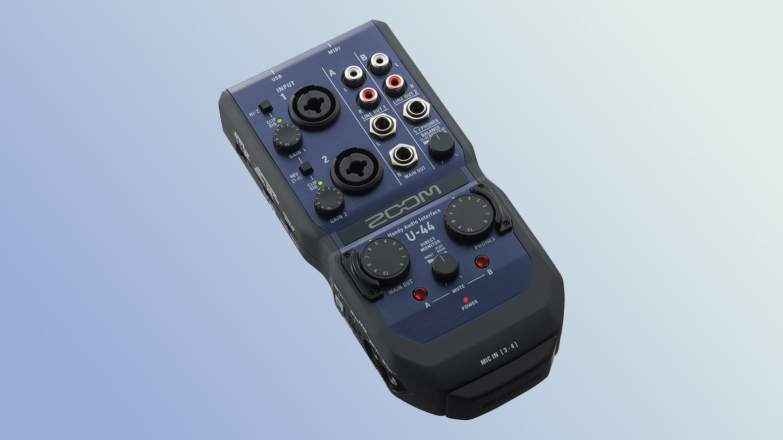 Zoom U-44 Portable 4x4 USB Handy Audio/MIDI Interface Zoom U-44 Portable 4x4 USB Handy Audio/MIDI Interface