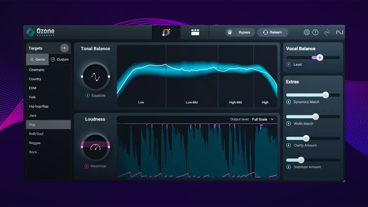 iZotope Ozone 12 Advanced Mastering Software Plug-in iZotope Ozone 12 Advanced Mastering Software Plug-in