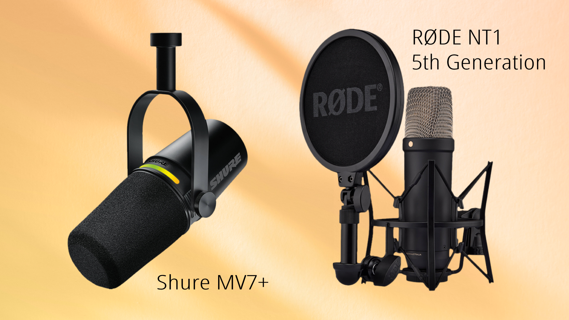 RØDE NT1 5th Generation | Shure MV7