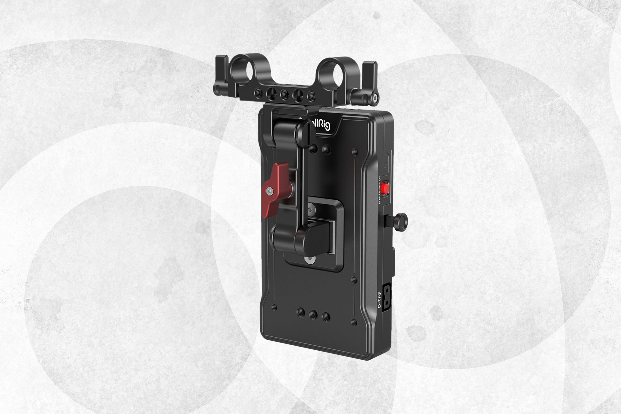 SmallRig V-Mount Battery Adapter Plate with 15mm LWS Rod Clamp & Adjustable Arm