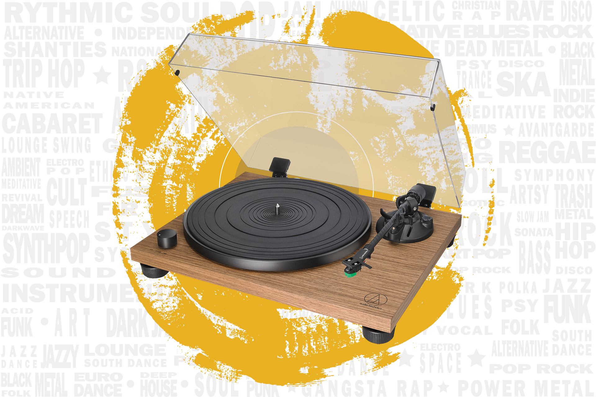 Audio-Technica Consumer AT-LPW40WN Stereo Turntable