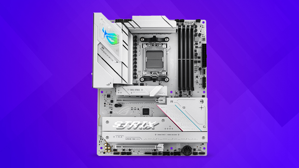ASUS Republic of Gamers STRIX B850 A GAMING WIFI AM5 ATX Motherboard White ASUS Republic of Gamers STRIX B850 A Gaming WIFI AM5 ATX Motherboard White
