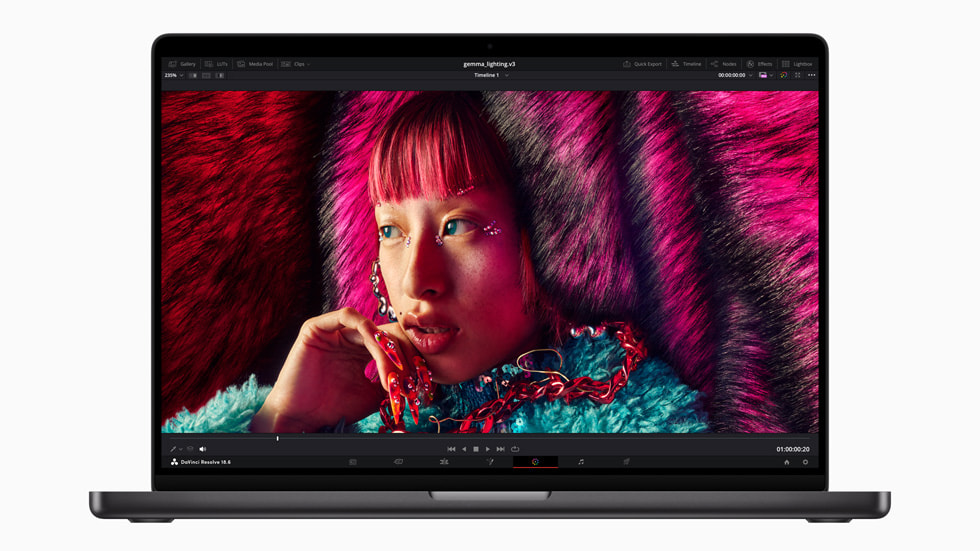 All MacBook Pro models feature a Liquid Retina XDR display for creating and enjoying content.