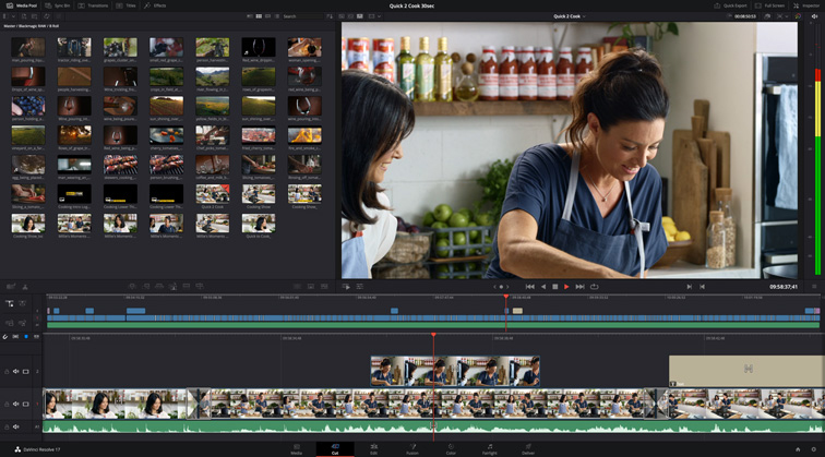 Blackmagic Design DaVinci Resolve software