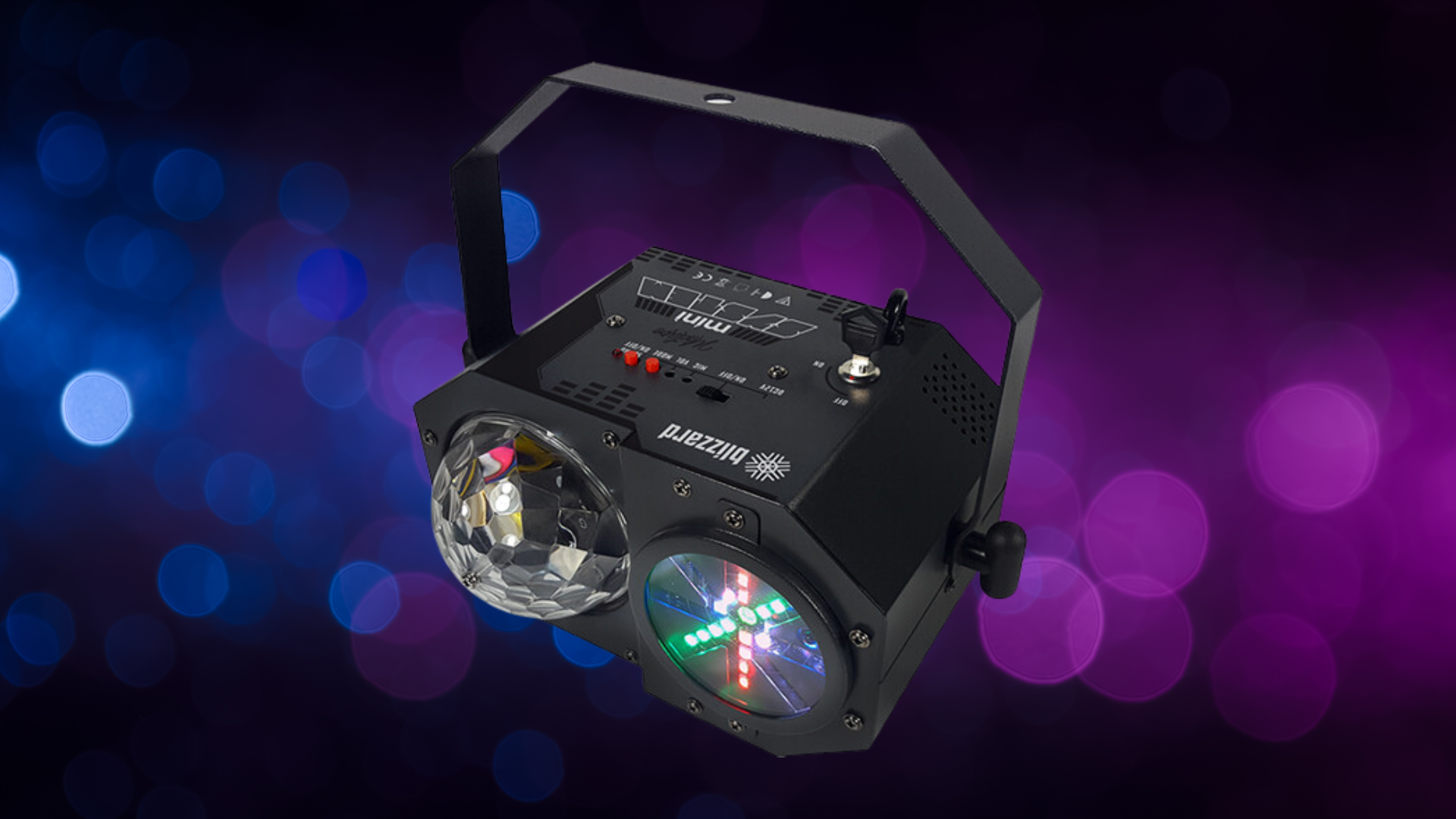 Blizzard minisystem 4-In-1 RGBW LED Beam and Laser Party Light Blizzard minisystem 4-In-1 RGBW LED Beam and Laser Party Light