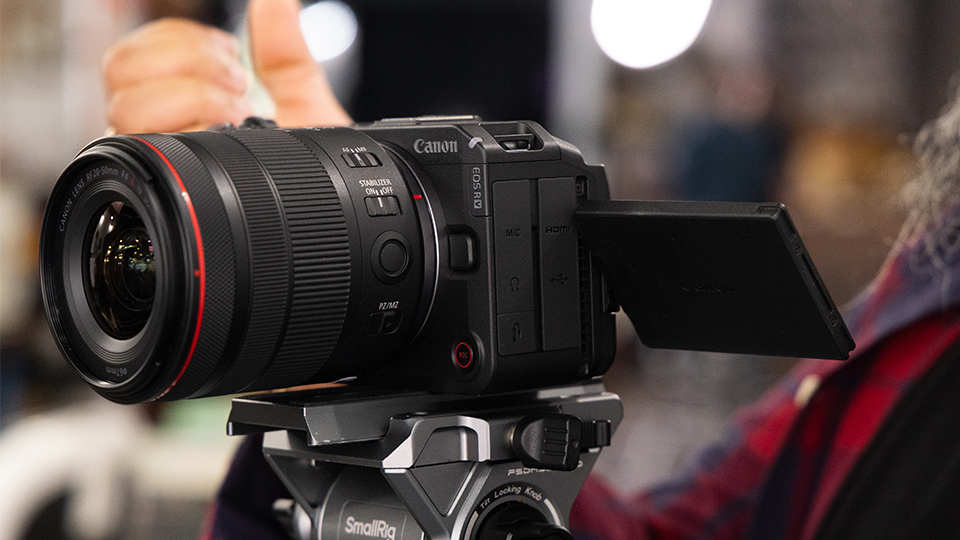 Canon EOS R6 V Camera in action