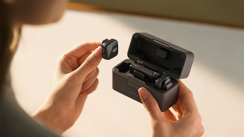 DJI Mic Mini 2-Person Compact Wireless Microphone System for Camera &amp; Smartphone