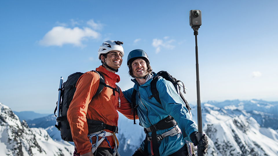 DJI Osmo 360 hands free