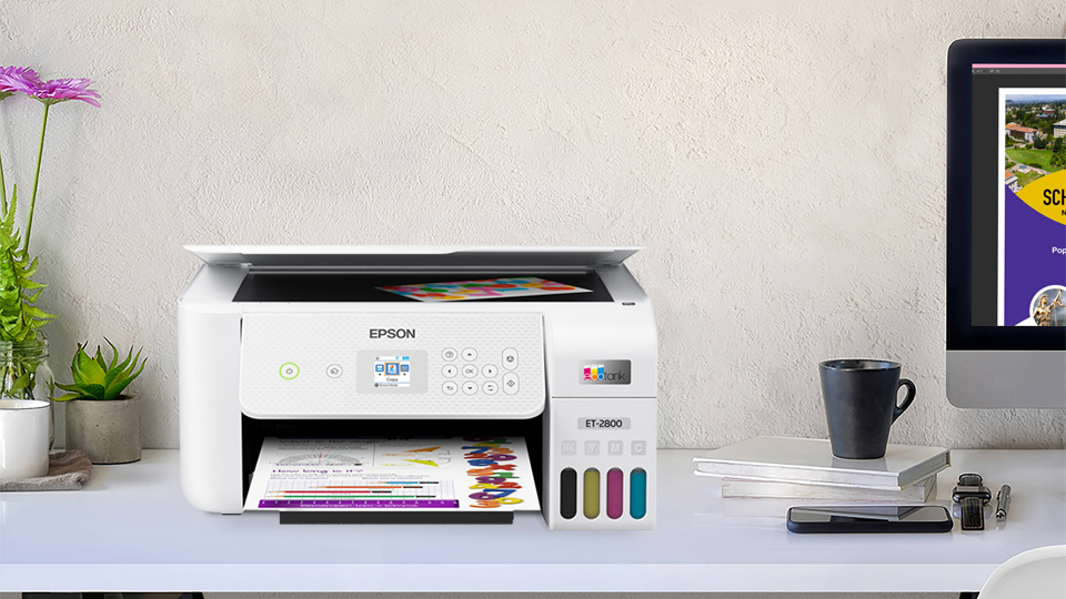 Epson EcoTank ET-2800 Wireless Color All-in-One Cartridge-Free Supertank Printer Epson EcoTank ET-2800 Wireless Color All-in-One Cartridge-Free Supertank Printer
