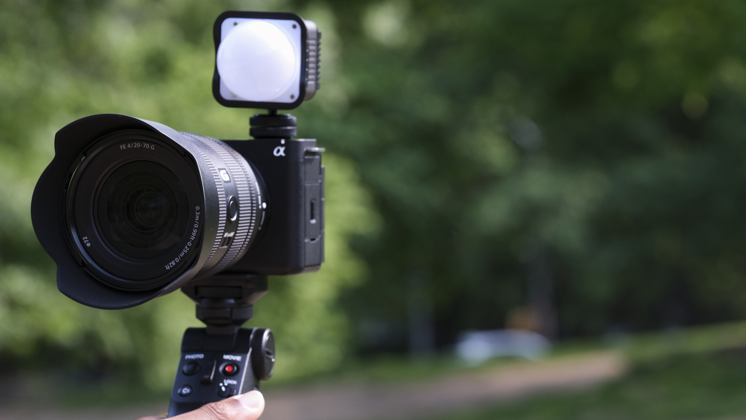 The Lume Cube is a tiny, modular light great for self-recording