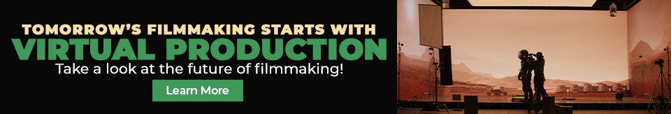 Learn more about Virtual Production, click here! Learn more about Virtual Production, click here!