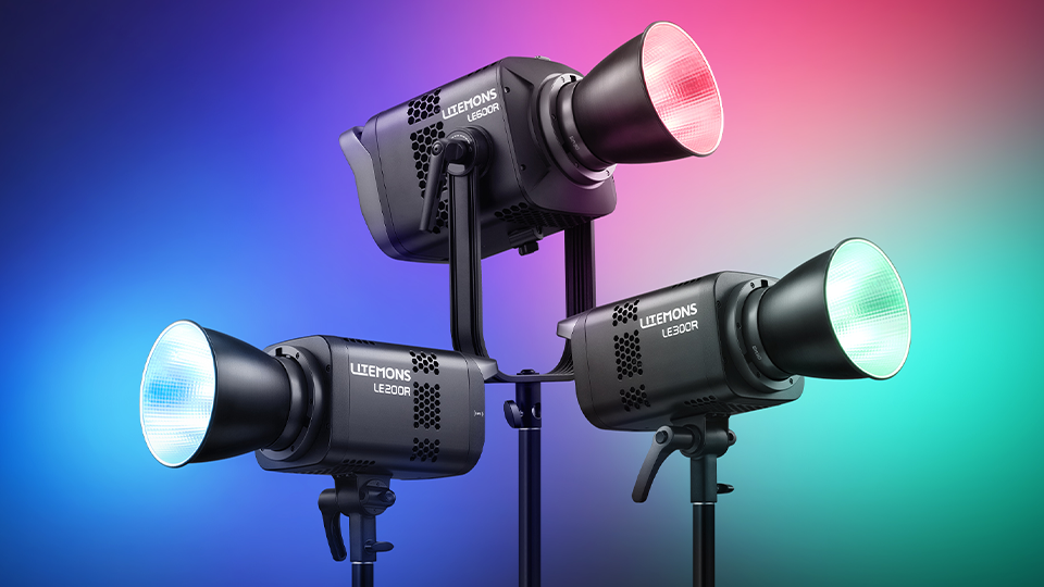 Godox LITEMONS Full-color LED Lights: LE200R/LE300R/LE600R 