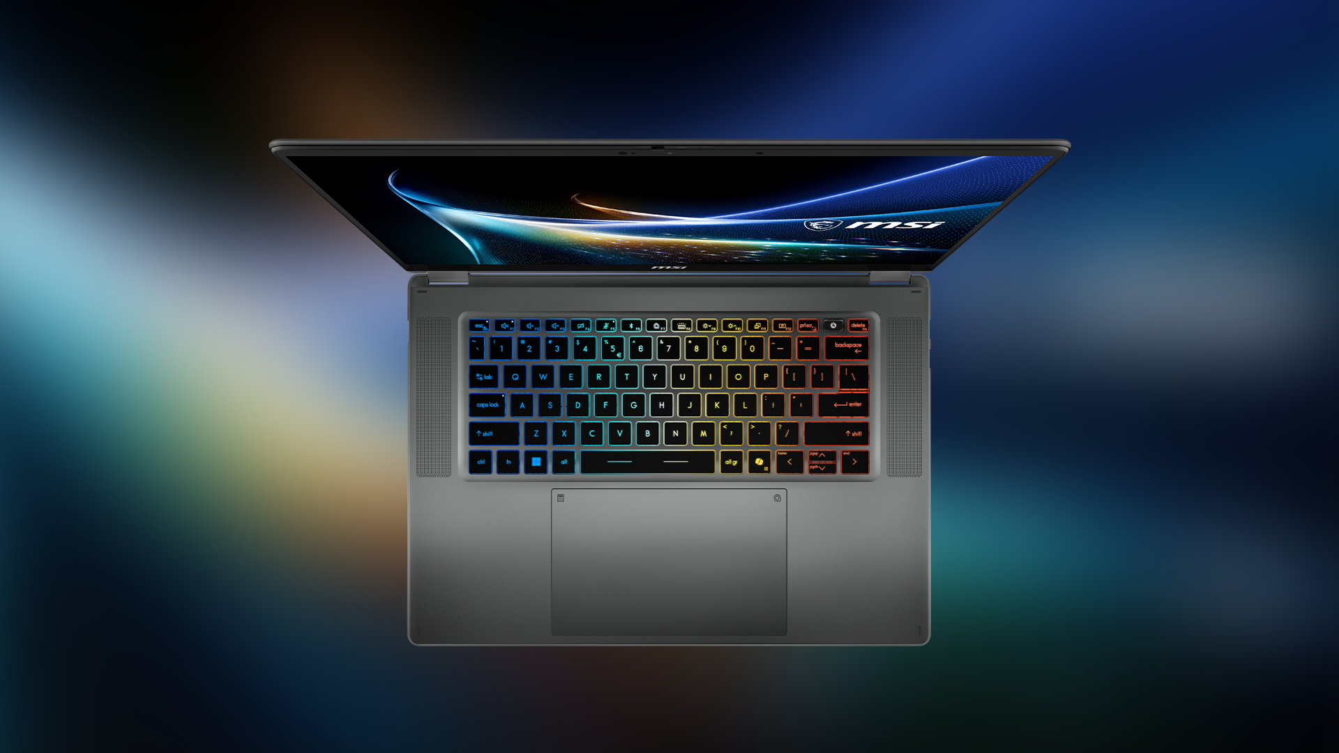 MSI Prestige N16 Flip AI+ RGB Keyboard and Touchpad MSI Prestige N16 Flip AI+ RGB Keyboard and Touchpad