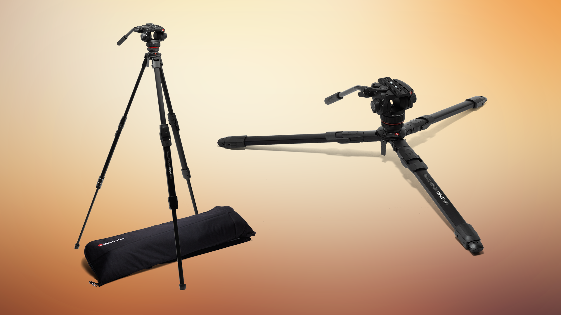 Manfrotto ONE Video Aluminum Tripod with 502X Fluid Head Manfrotto ONE Video Aluminum Tripod with 502X Fluid Head