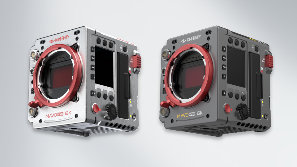 The MAVO Edge 6K in Raw-Steel colored Standard (Left) and a Space Gray Cyber edition (Right). The MAVO Edge 6K in Raw-Steel colored Standard (Left) and a Space Gray Cyber edition (Right).