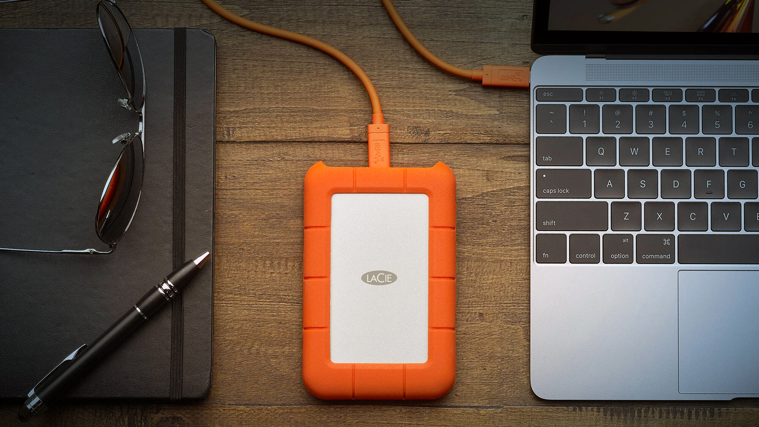 LaCie 2TB Rugged USB-C 3.2 Gen 1 External Hard Drive