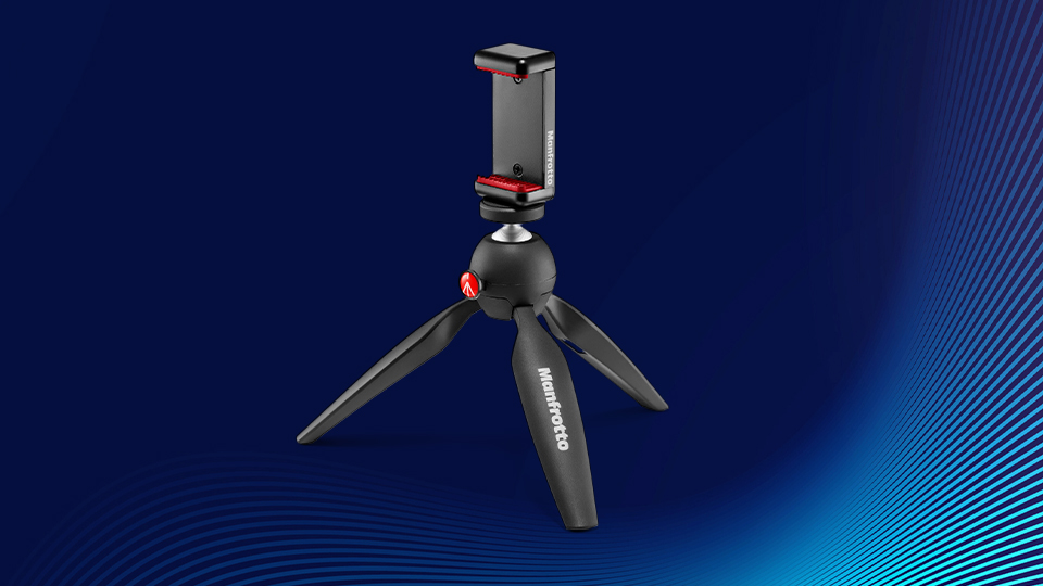 Manfrotto PIXI Smart Mini Tripod with Phone Clamp