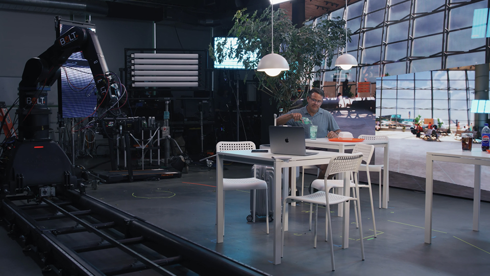 On-set virtual production volume On-set virtual production volume