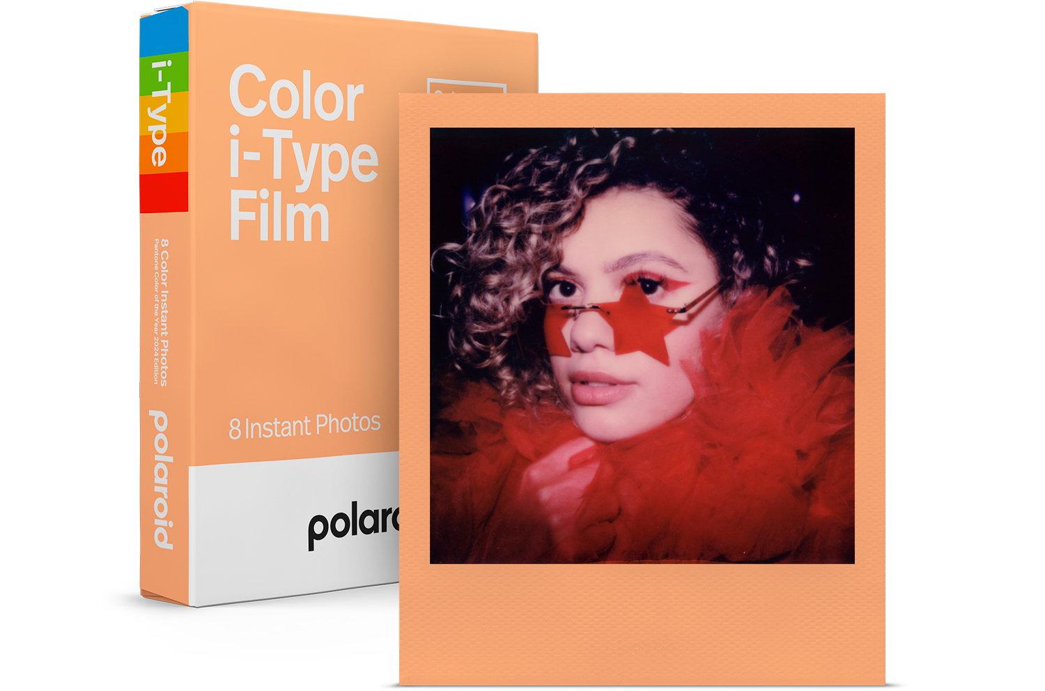 Pantone Color of the Year 2024 Film, featuring PANTONE 13-1023 Peach Fuzz Frames