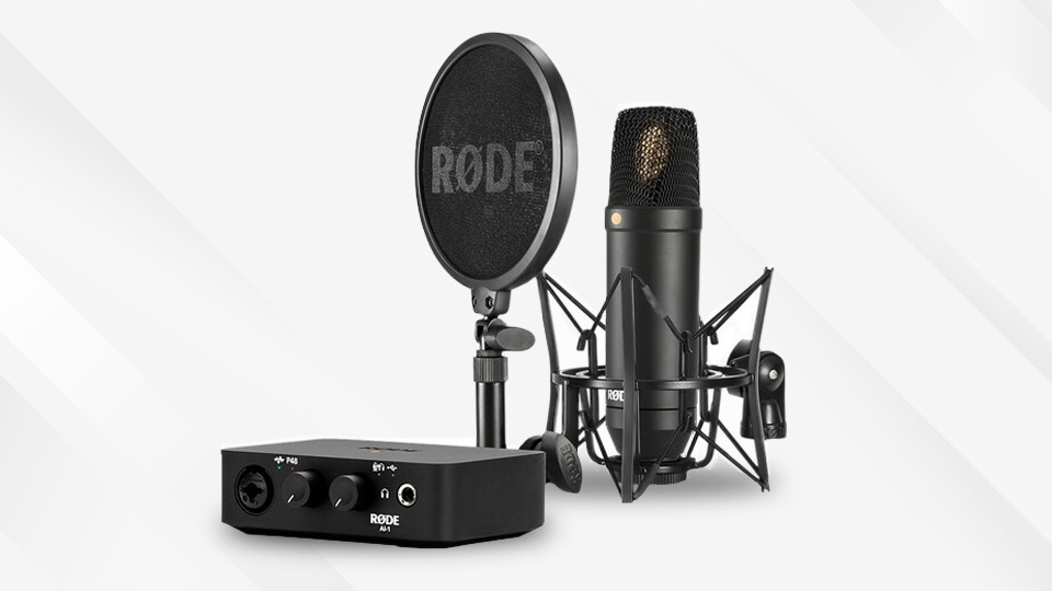 RODE’s AI-1 Audio Interface and NT1 Microphone bundle