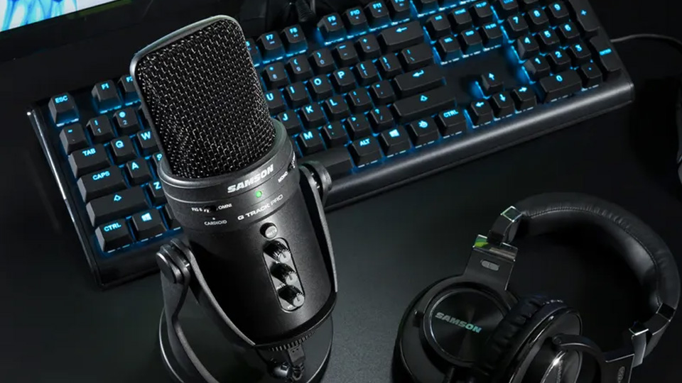 Samson G-Track Pro USB Microphone with Built-In Audio Interface