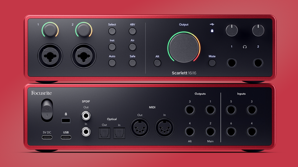 Focusrite Scarlett 16i16 USB-C Audio/MIDI Interface (4th Generation)