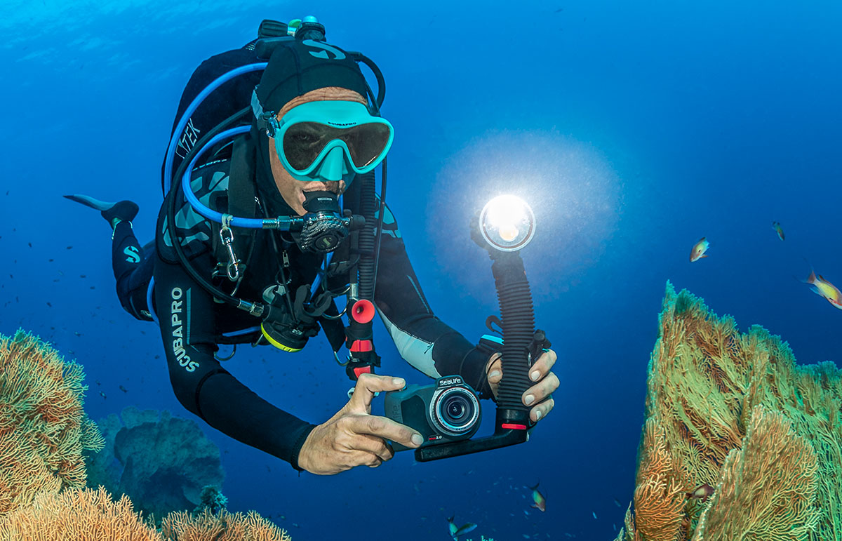 SeaLife Sea Dragon 3000SF Pro Dual-Beam Underwater Photo-Video LED Light Kit