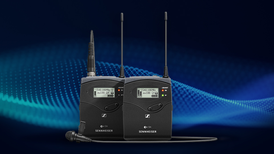 Sennheiser EW 100 ENG G4 Camera Mount Wireless Combo Microphone System Sennheiser EW 100 ENG G4 Camera Mount Wireless Combo Microphone System