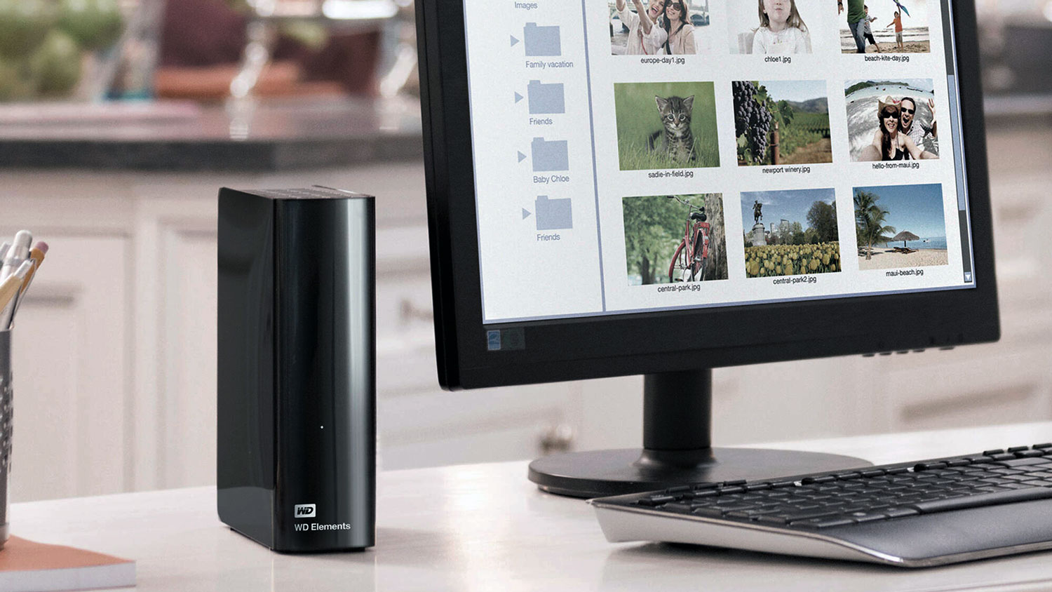 WD Elements Desktop External Hard Drive