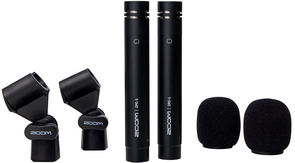 Zoom ZPC-1 Cardioid Pencil Condenser Microphones (Matched Pair)