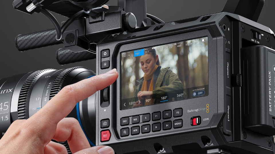 Monitor on the Blackmagic Design PYXIS 6K