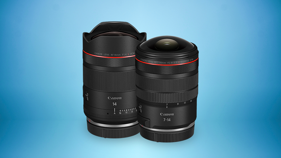 Canon 14mm f/1.4 L VCM Lens and 7-14mm f/2.8-3.5 L Fisheye STM Lens Canon 14mm f/1.4 L VCM Lens and 7-14mm f/2.8-3.5 L Fisheye STM Lens