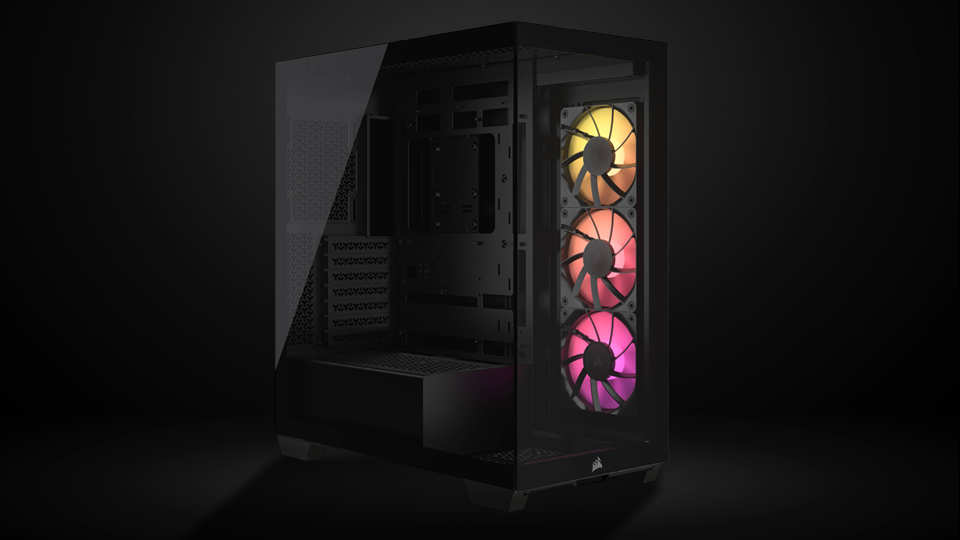 CORSAIR 3500X ARGB Mid-Tower ATX Desktop Case