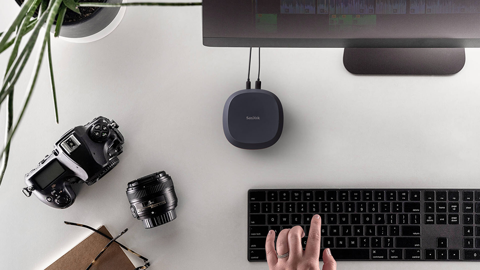 SanDisk 8TB Desk Drive SSD USB-C 3.2 Gen 2 External Drive