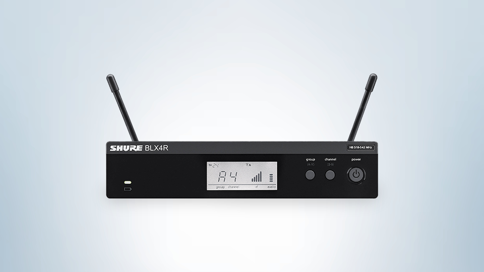 Shure BLX4R Rackmount Wireless Receiver Shure BLX4R Rackmount Wireless Receiver