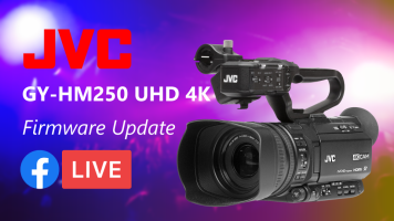 JVC Introduces Facebook Live API Integration with the GY-HM250U Pro 4K Camcorder