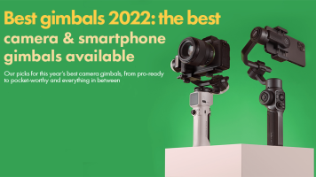 zhiyun tech gimbals on a display platform
