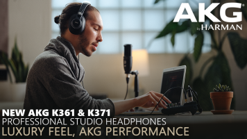 AKG Announces K361 and K371 Foldable Headphones for Life In and Out of the Studio