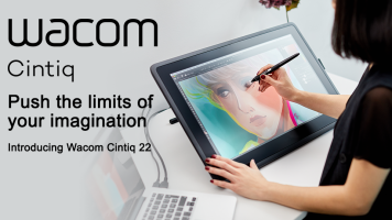 The Larger Cintiq 22 Creative Pen Display, from Wacom