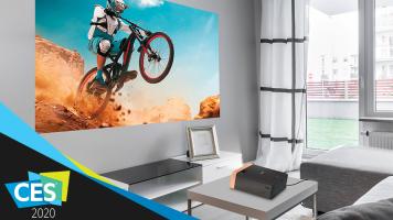 Epson EF-100 Home Theater Laser 3LCD Projector with Android TV Wireless Adapter
